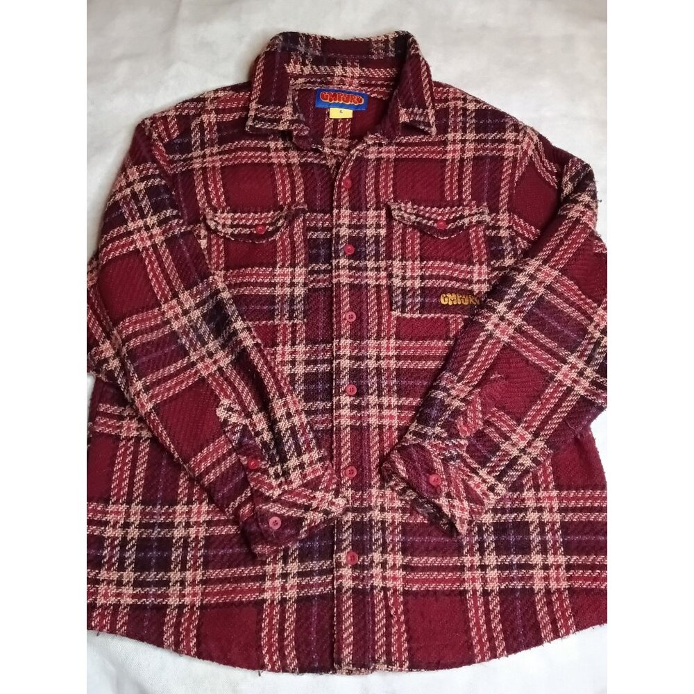 Empyre Eddy Red Flannel Shirt Large